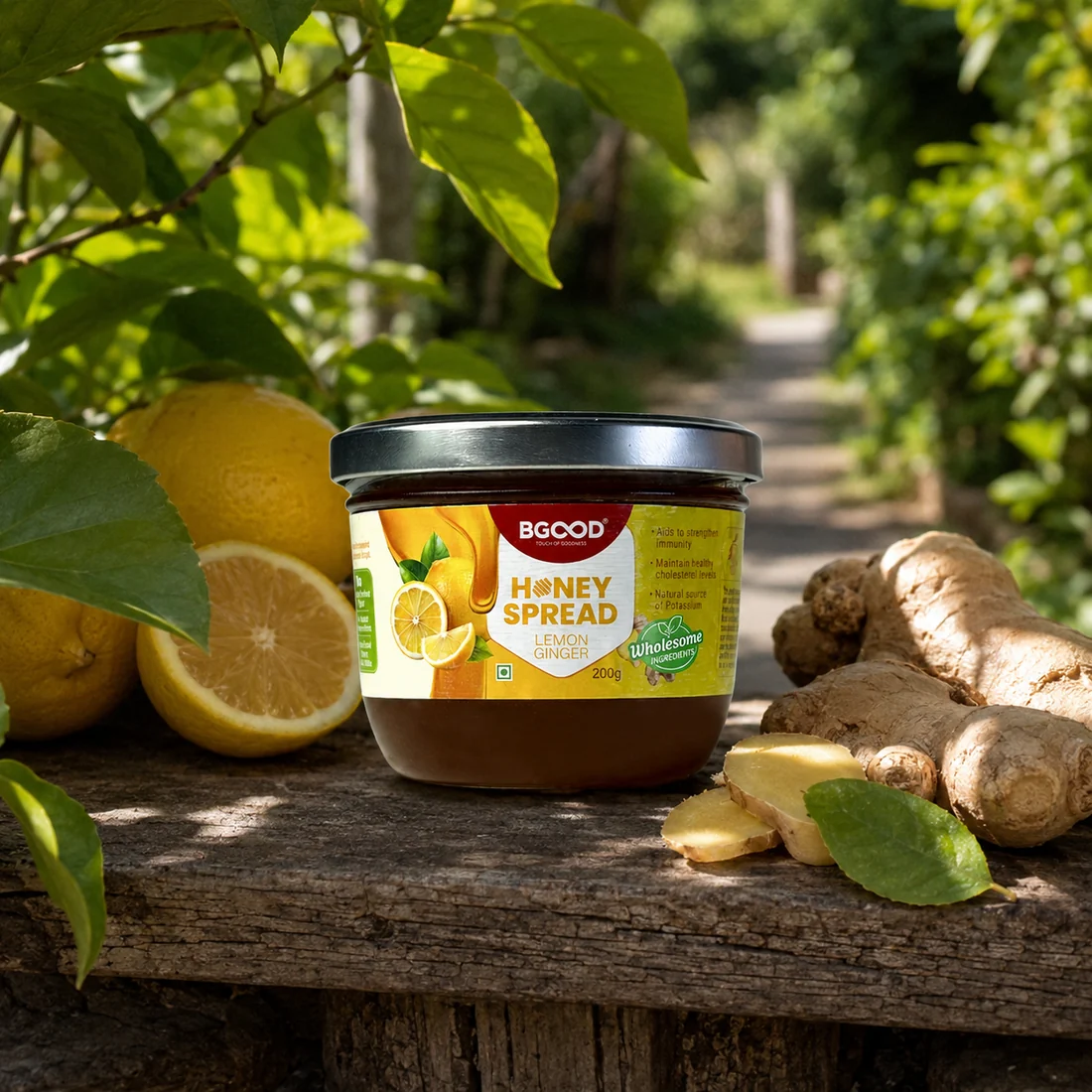 Lemon Ginger Honey Spread