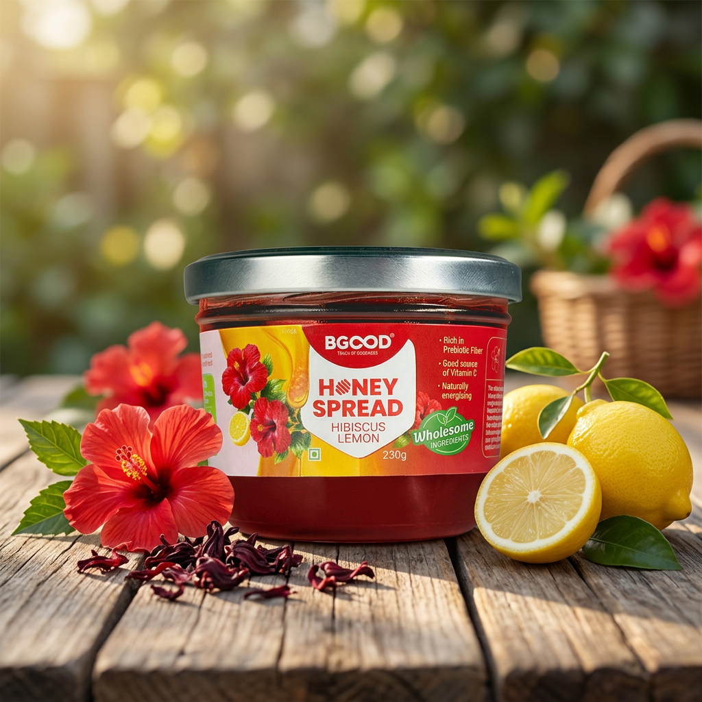 Hibiscus Lemon Honey Spread